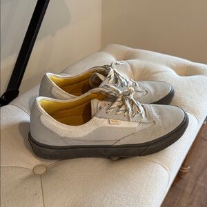 Curren Caples Vans Gray and Yellow Men's Sneakers Size 10.5